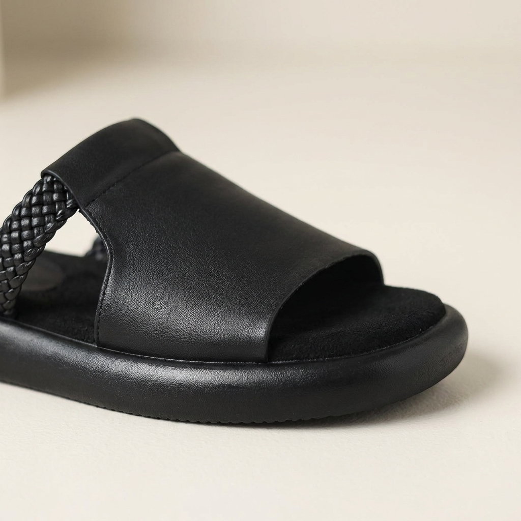Marsala Leather Flats — Allyours Closet (view 3)