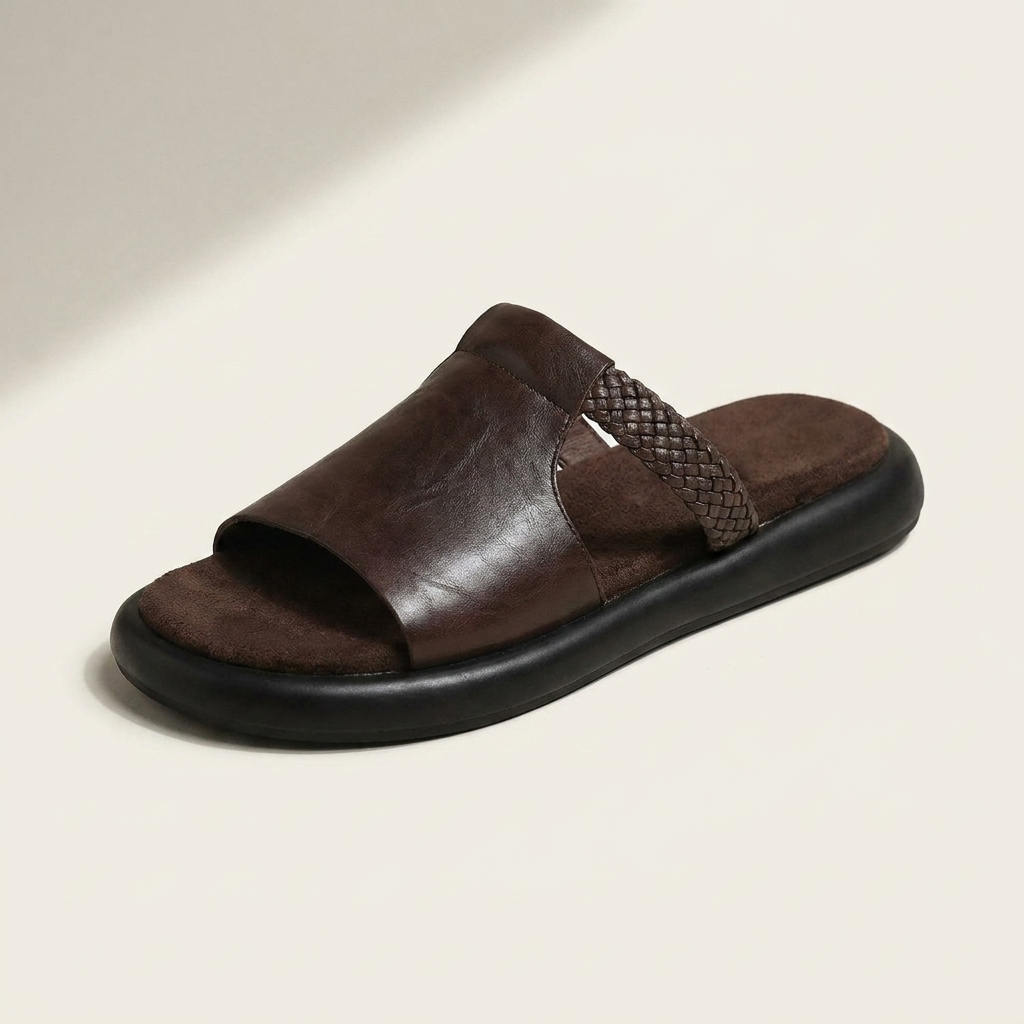 Marsala Leather Flats — Allyours Closet (view 6)