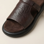 Marsala Leather Flats — Allyours Closet (view 8)