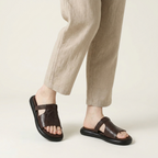 Marsala Leather Flats — Allyours Closet (view 9)