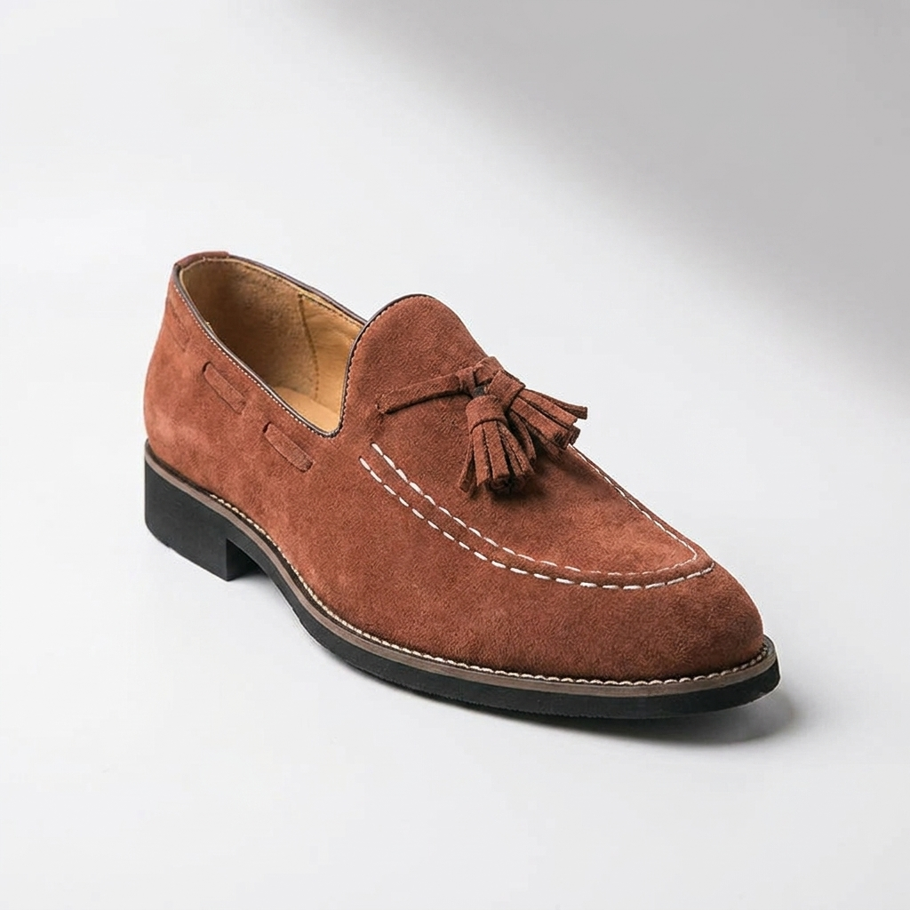 Barolo Suede Loafers — Allyours Closet