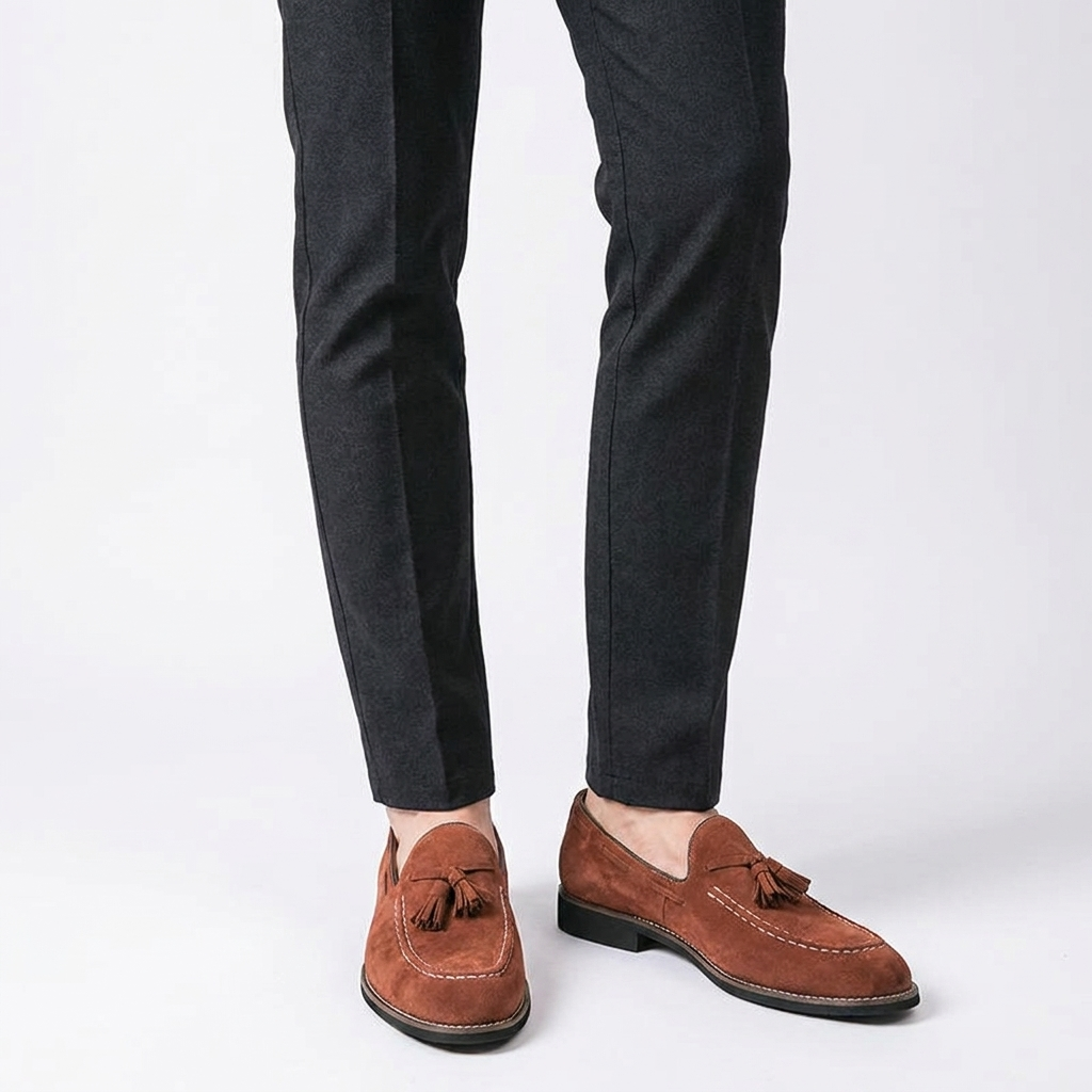 Barolo Suede Loafers — Allyours Closet (view 4)