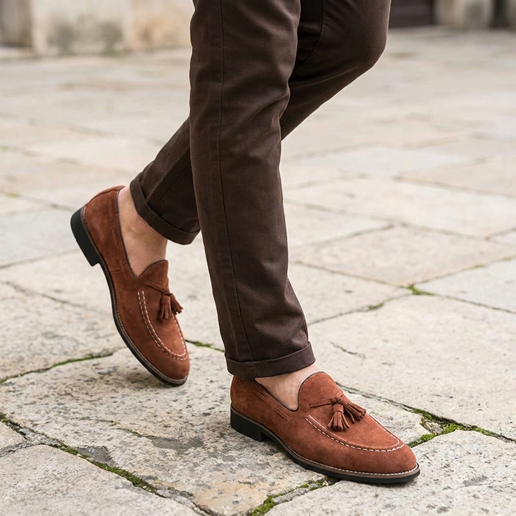 Barolo Suede Loafers — Allyours Closet (view 5)