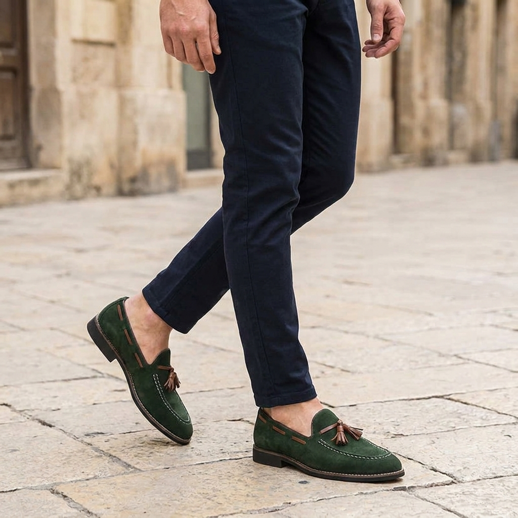 Barolo Suede Loafers