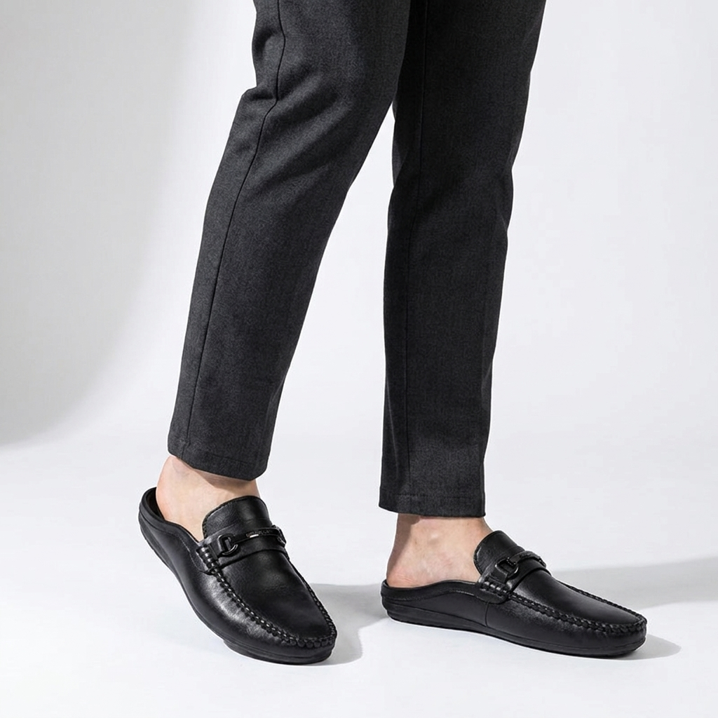 Burano Leather Mules — Allyours Closet (view 8)