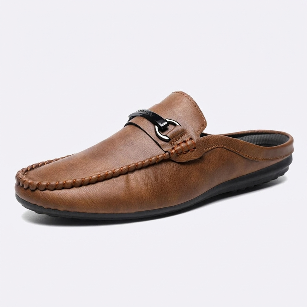 Burano Leather Mules — Allyours Closet