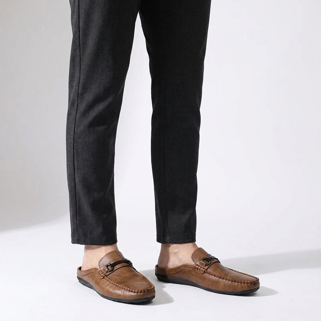 Burano Leather Mules — Allyours Closet (view 4)