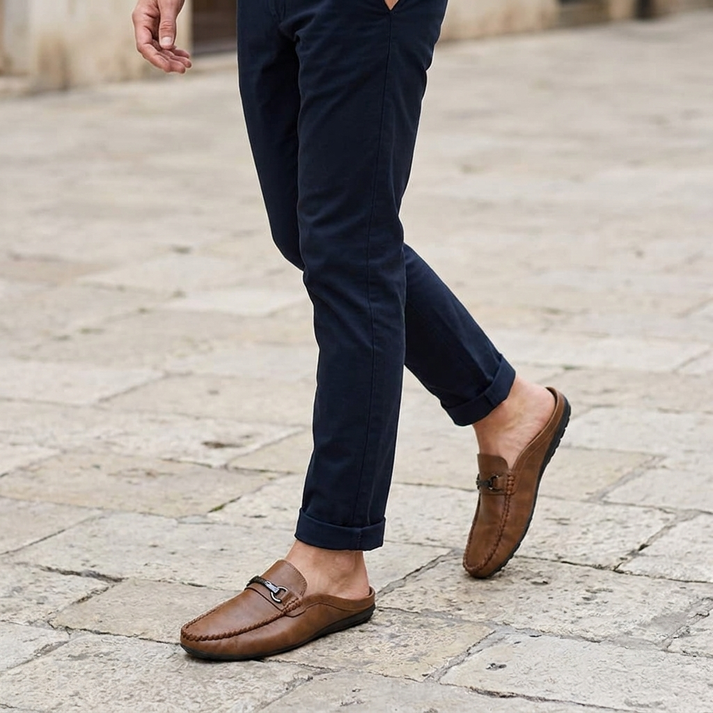 Burano Leather Mules — Allyours Closet (view 5)
