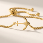 Cervo Steel Anchor Bracelet — Allyours Closet (view 2)