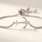 Cervo Steel Anchor Bracelet — Allyours Closet (view 5)