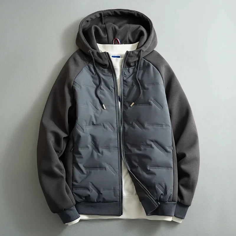 Idris | Hooded Oversized Sleek Coat — Allyours Closet (view 4)