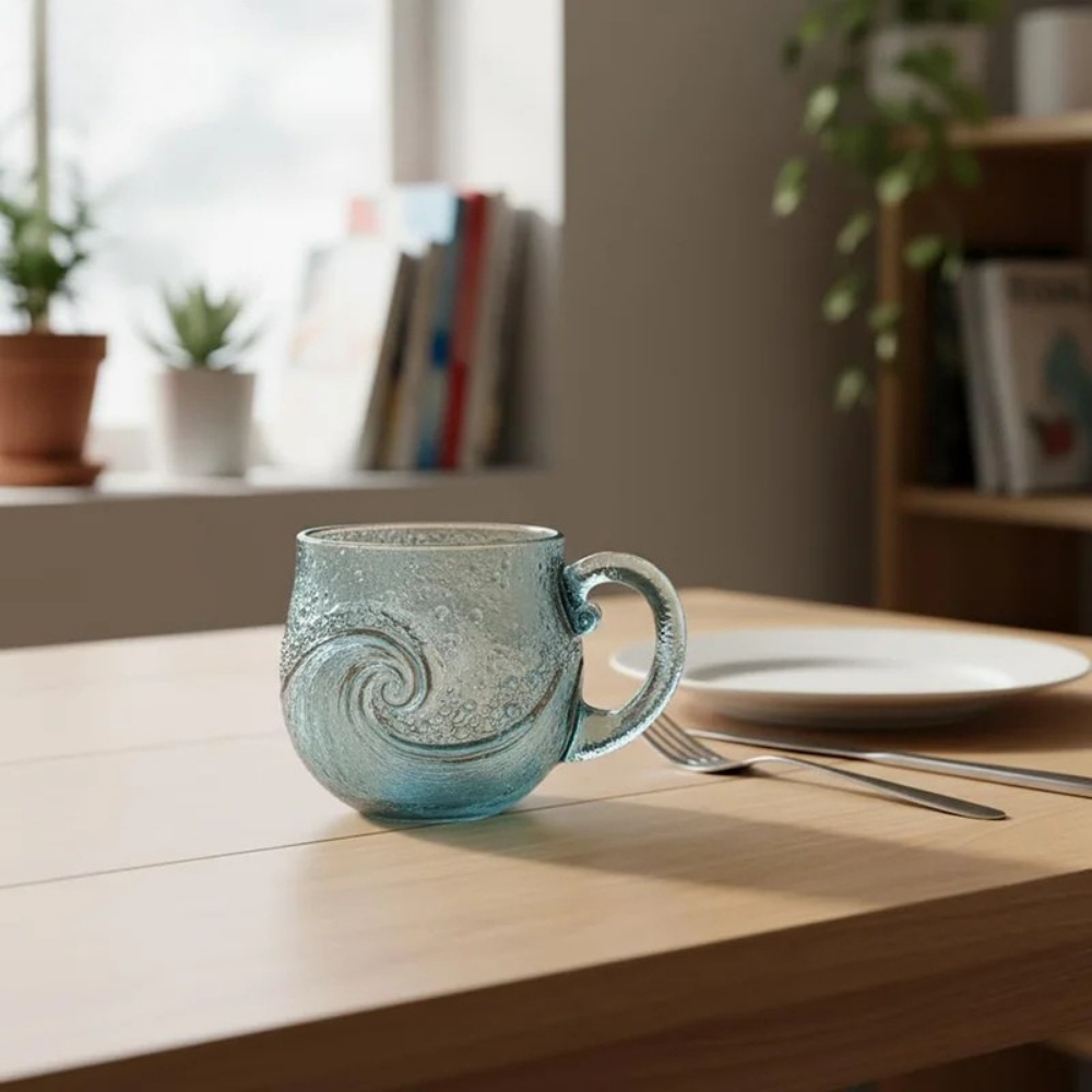 Tidal Glass Mug — Allyours Closet (view 5)
