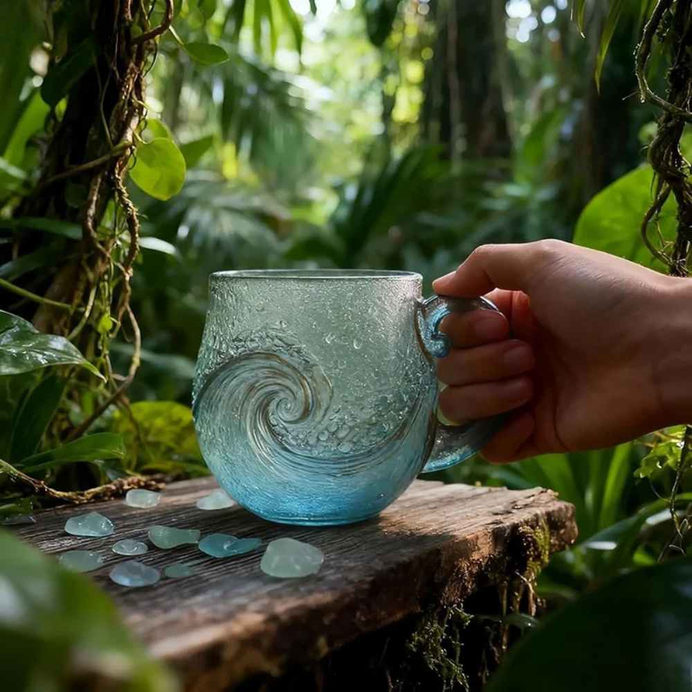Tidal Glass Mug — Allyours Closet (view 2)