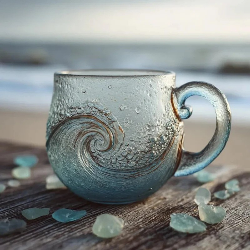 Tidal Glass Mug — Allyours Closet