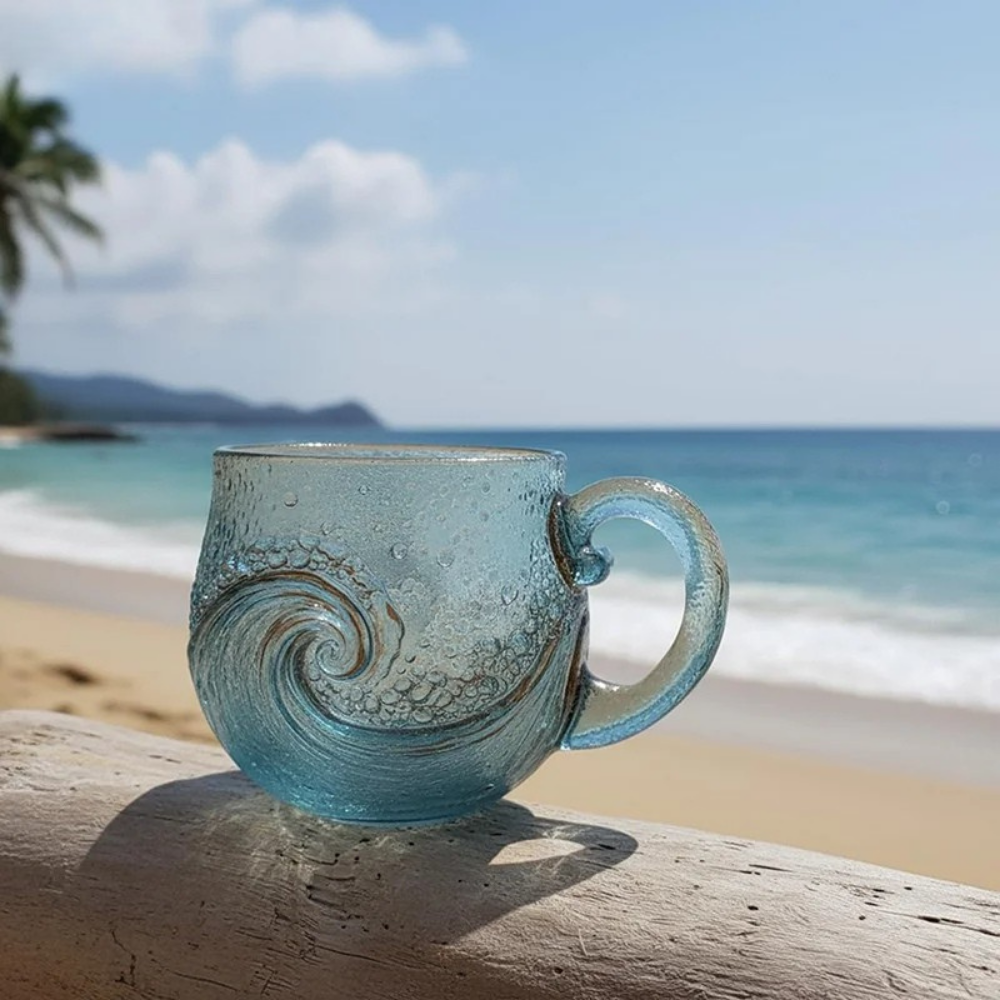 Tidal Glass Mug — Allyours Closet (view 3)