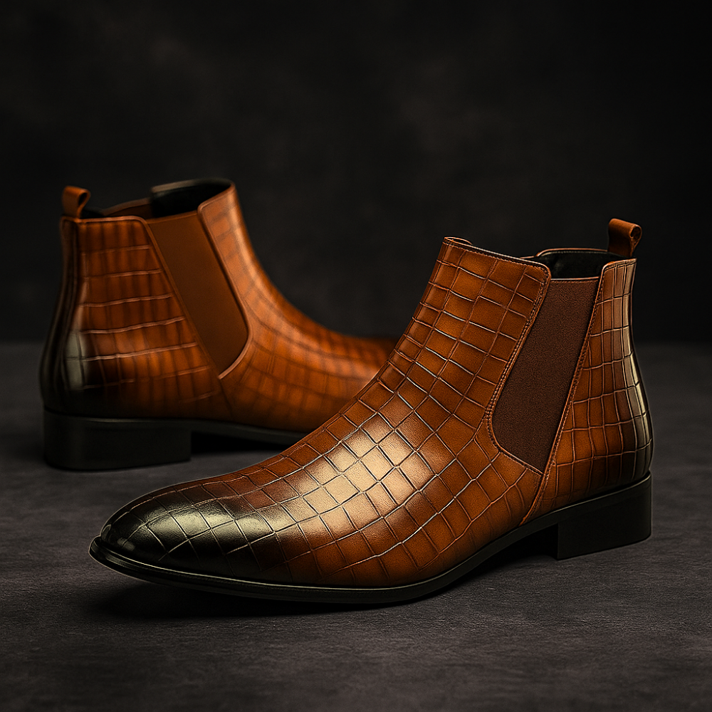 Amarillo Snakeskin Boots — Allyours Closet (view 2)