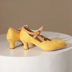 Eleanor Suede Heels — Allyours Closet