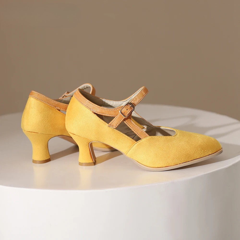Eleanor Suede Heels — Allyours Closet