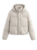 Kira | Oversized Zip-Up Statement Puffer Jacket — Allyours Closet