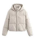 Kira | Oversized Zip-Up Statement Puffer Jacket — Allyours Closet