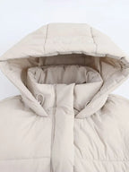 Kira | Oversized Zip-Up Statement Puffer Jacket — Allyours Closet (view 3)