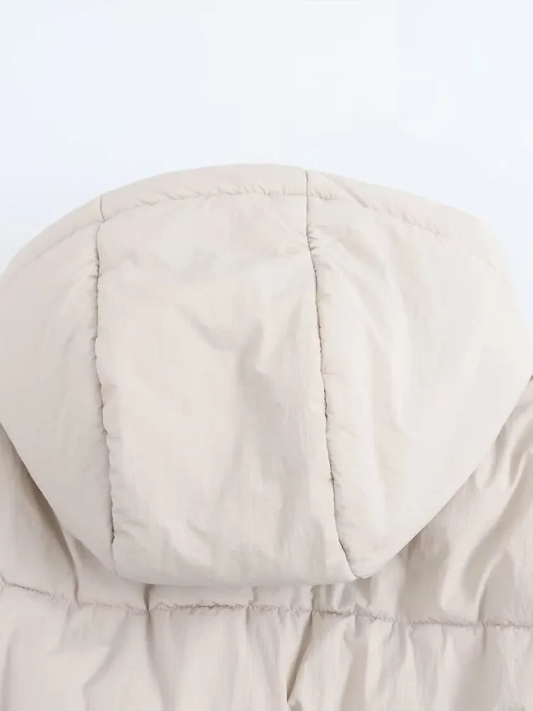Kira | Oversized Zip-Up Statement Puffer Jacket — Allyours Closet (view 6)