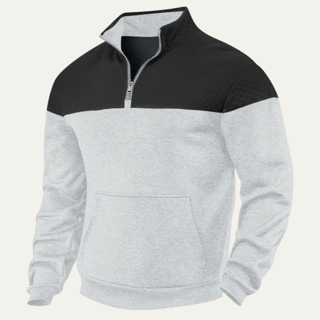Afonso | Oversized Zip-Up Fluid Sweater — Allyours Closet (view 2)