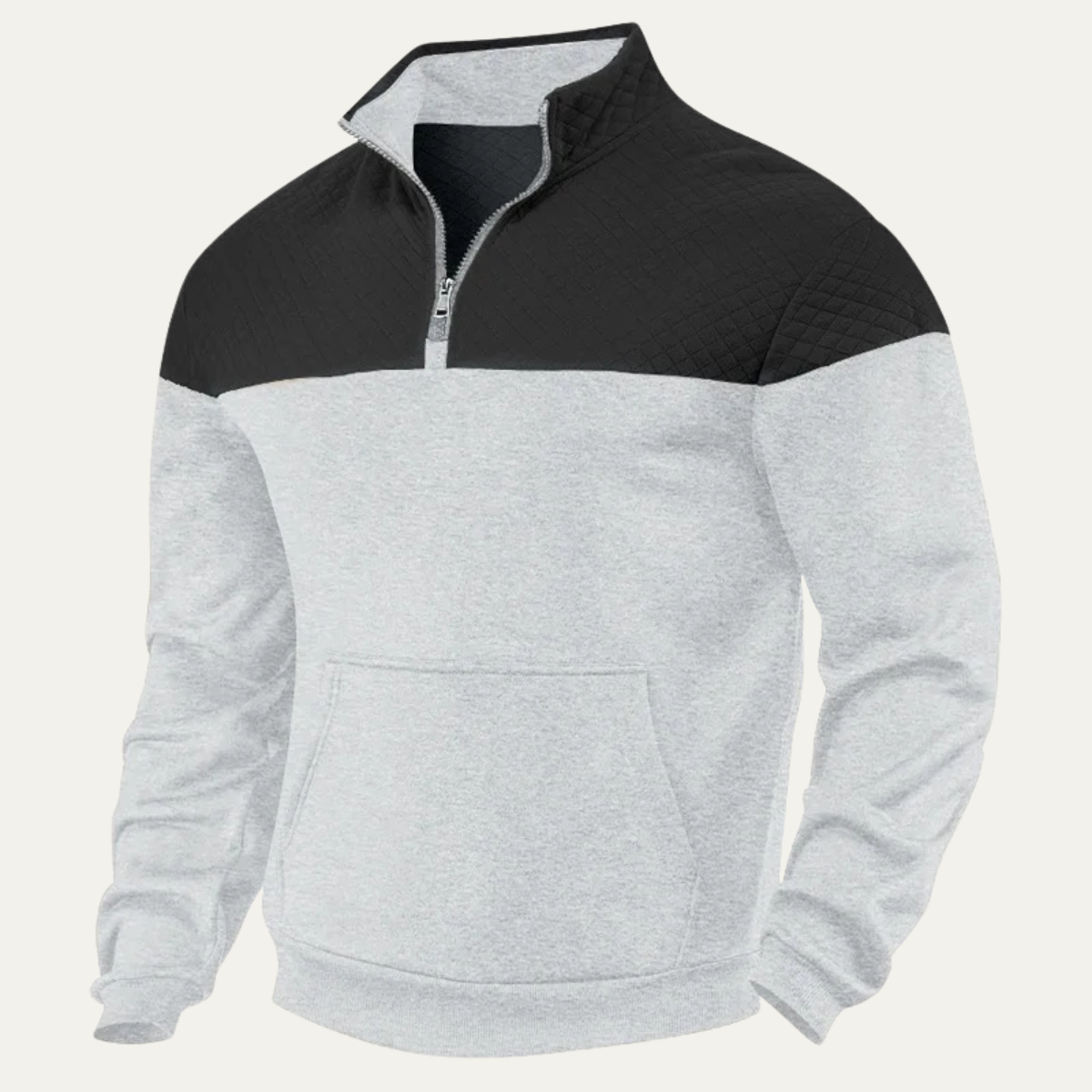 Afonso | Oversized Zip-Up Fluid Sweater — Allyours Closet (view 2)