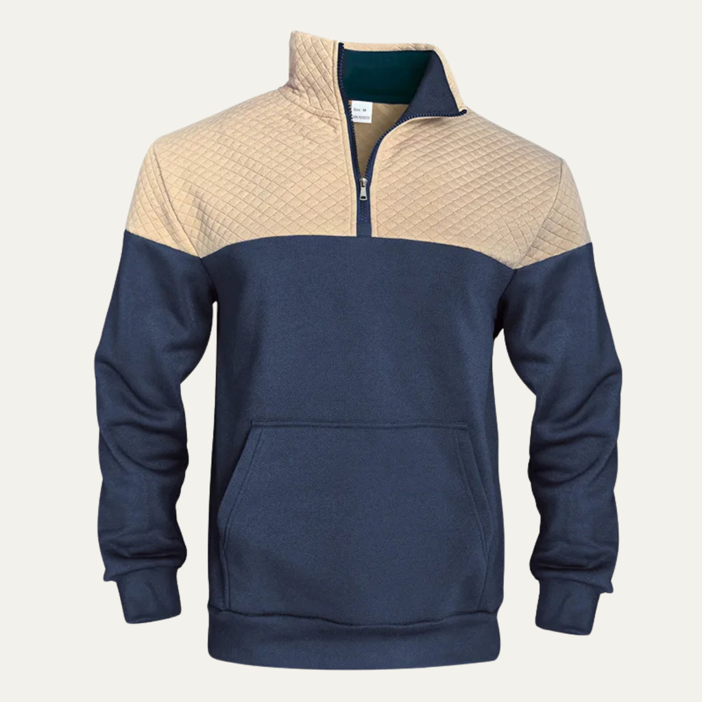 Afonso | Oversized Zip-Up Fluid Sweater — Allyours Closet (view 4)