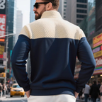 Afonso | Oversized Zip-Up Fluid Sweater — Allyours Closet (view 7)
