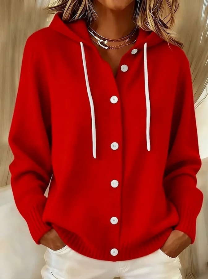 Gabriela | Ribbed Oversized Structured Cardigan — Allyours Closet (view 5)
