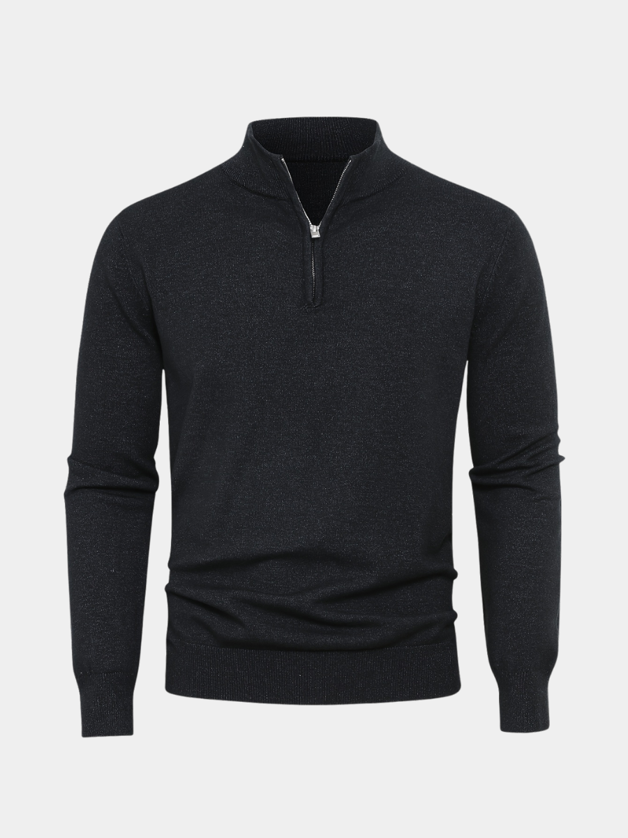 Nikhil | Zip-Up Longline Heritage Sweater — Allyours Closet
