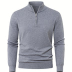 Nikhil | Zip-Up Longline Heritage Sweater