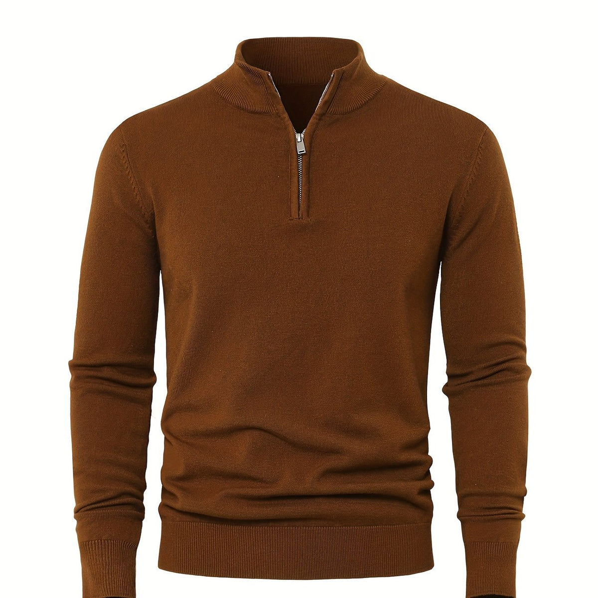 Nikhil | Zip-Up Longline Heritage Sweater
