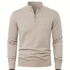 Nikhil | Zip-Up Longline Heritage Sweater