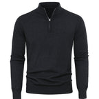 Nikhil | Zip-Up Longline Heritage Sweater