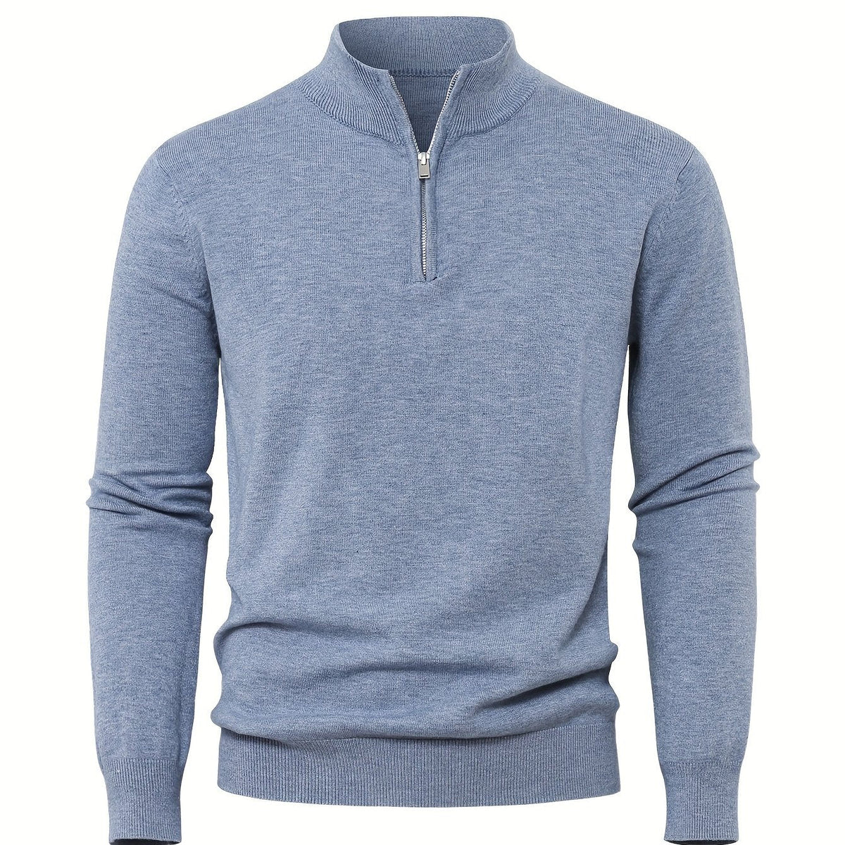 Nikhil | Zip-Up Longline Heritage Sweater