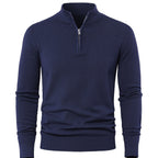 Nikhil | Zip-Up Longline Heritage Sweater