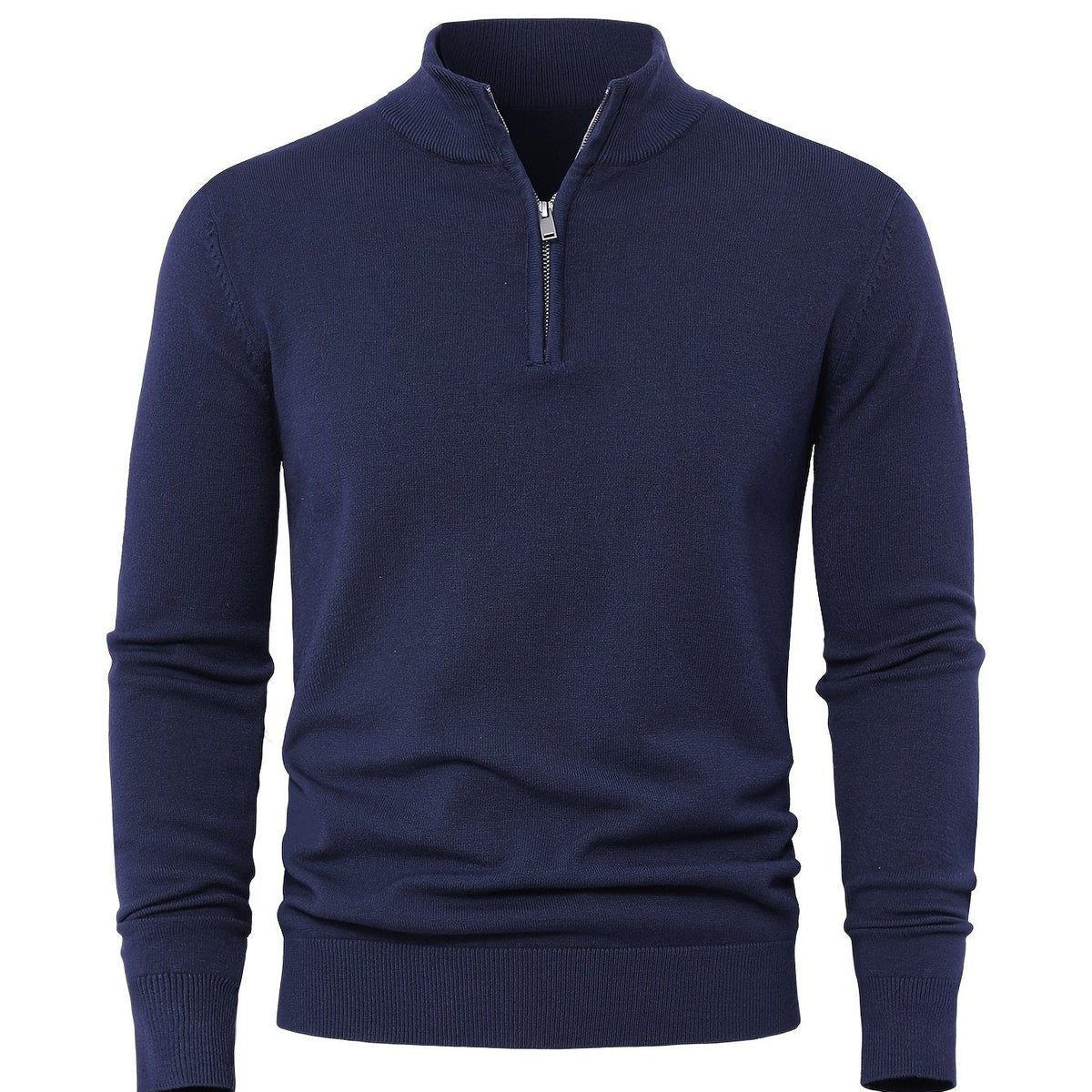 Nikhil | Zip-Up Longline Heritage Sweater