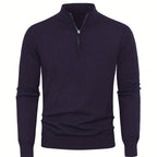 Nikhil | Zip-Up Longline Heritage Sweater