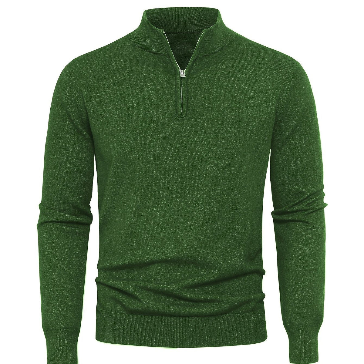 Nikhil | Zip-Up Longline Heritage Sweater