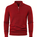 Nikhil | Zip-Up Longline Heritage Sweater