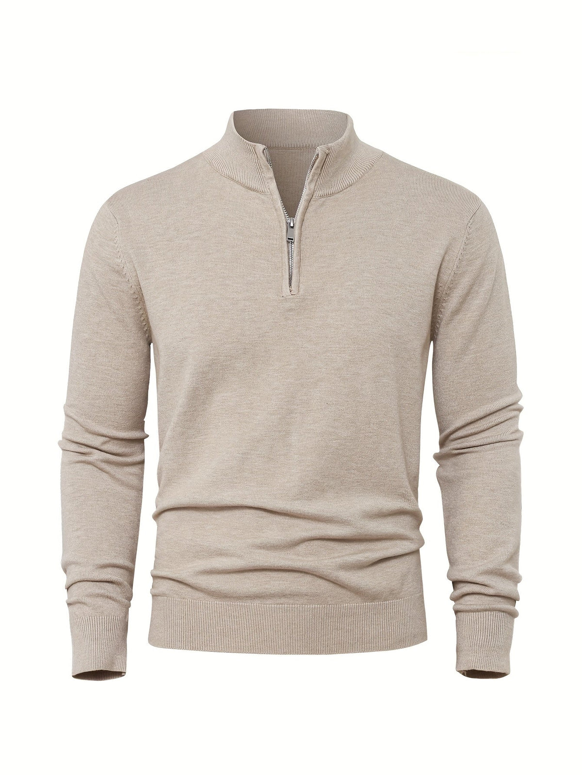 Nikhil | Zip-Up Longline Heritage Sweater — Allyours Closet (view 3)