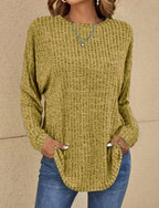 Thibaud | Oversized Longline Effortless Sweater — Allyours Closet (view 7)