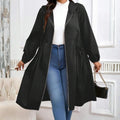 Vilde | Hooded Zip-Up Contemporary Coat — Allyours Closet
