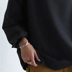 Women's Knit Pullover Top with High Neck and Drop Shoulders — Allyours Closet (view 8)
